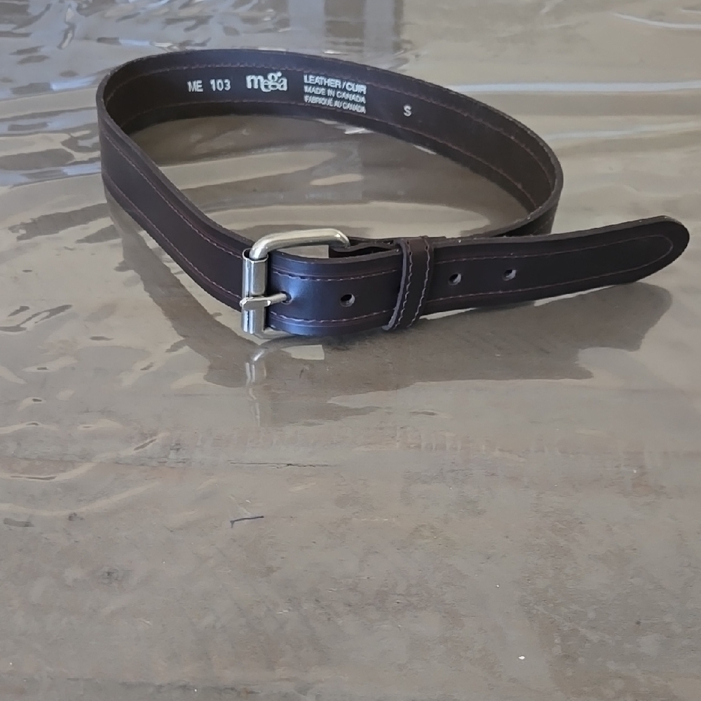 Men's Brown Leather Belt